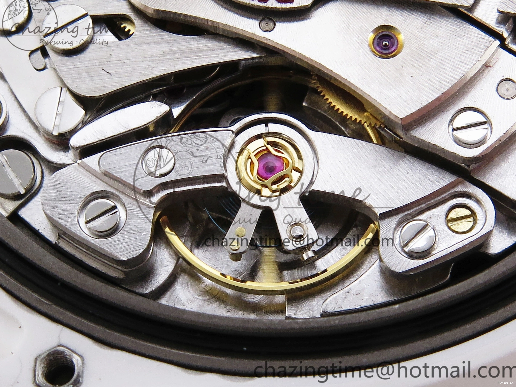 1220 MoistureWicking Daytona AET White Ceramic Case and Bracelet Green Dial SA4130 V 1891